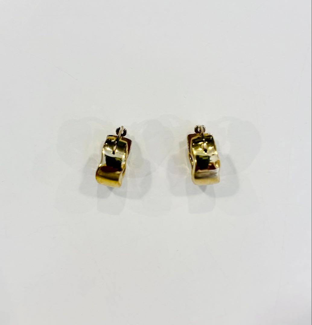 UNOAERRE ウノアエレ フープピアスK18YG