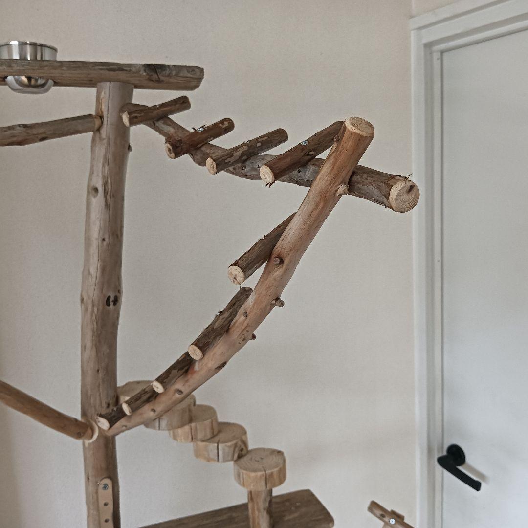 バードアスレチックジム大型 ⑫ 天然木 自然木 流木 インコ おもちゃ