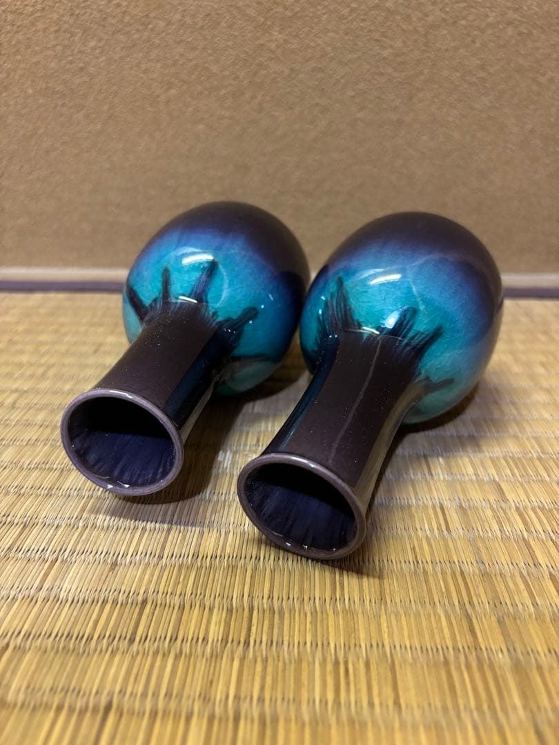 人間国宝　三代徳田八十吉　(正彦) 酒器　徳利　ぐい呑　盃　九谷焼　徳田八十吉