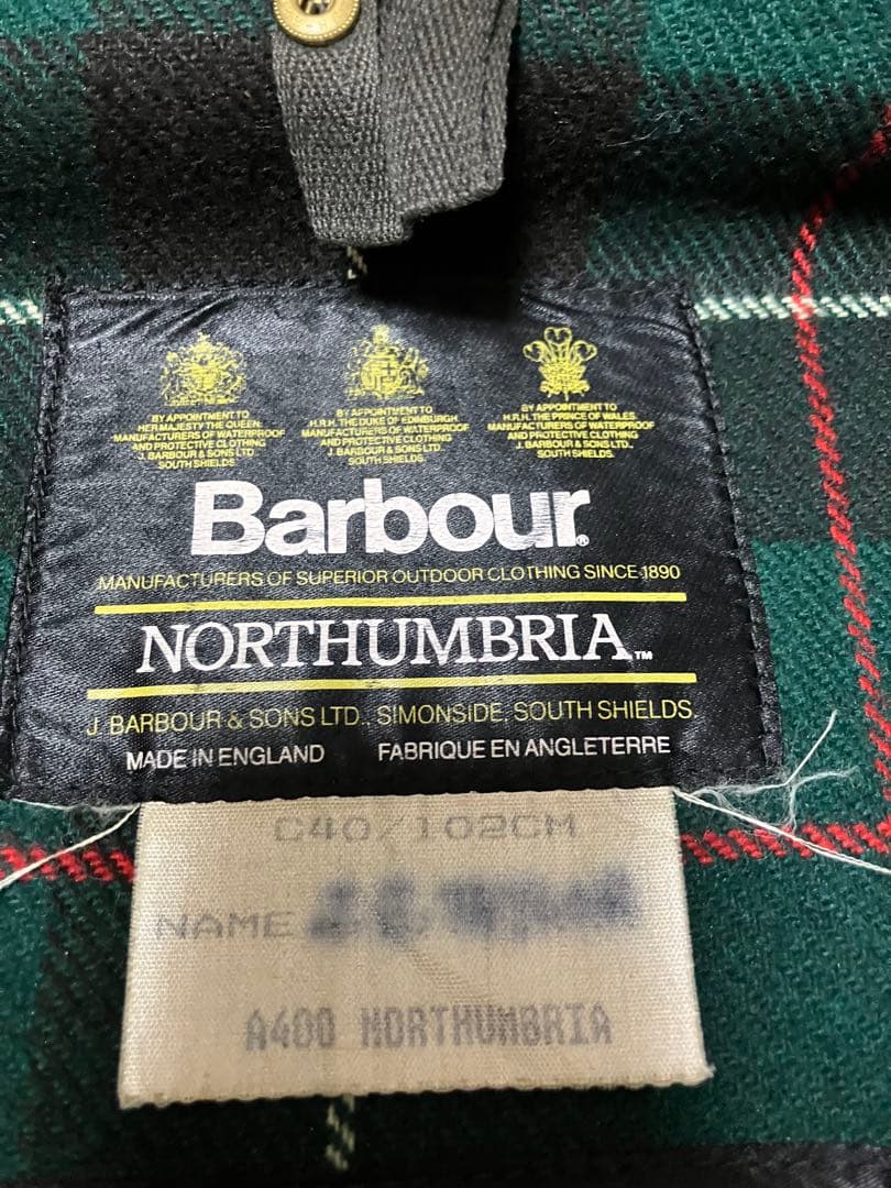 Barbour ノーザンブリア