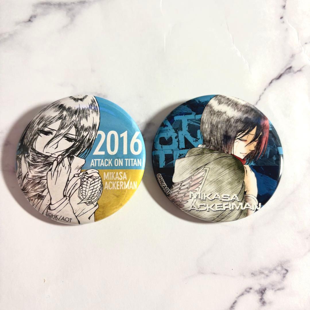 ミカサ・アッカーマン WIT STUDIO 缶バッジ 浅野恭司