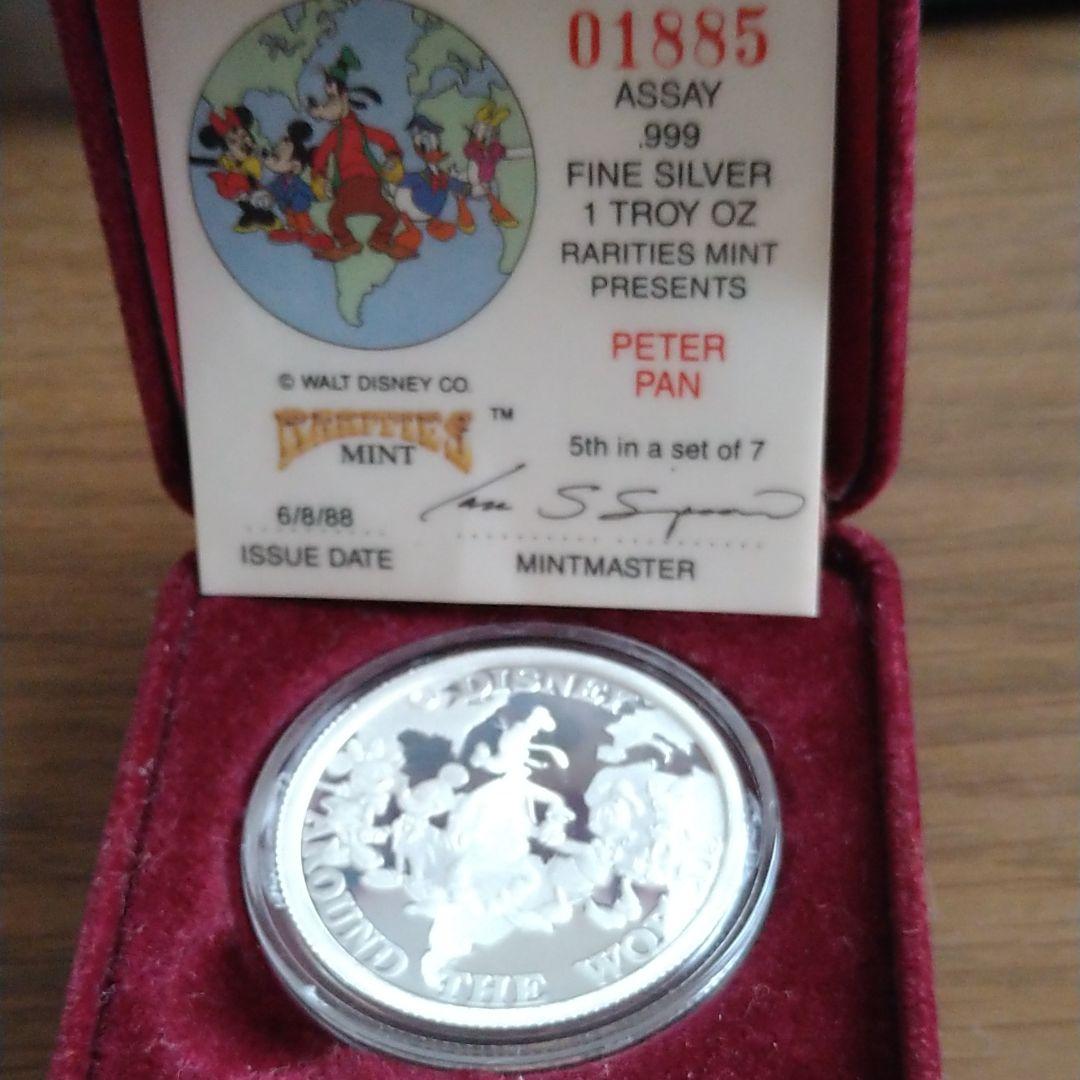ディズニー　ピーターパン　銀製　36g