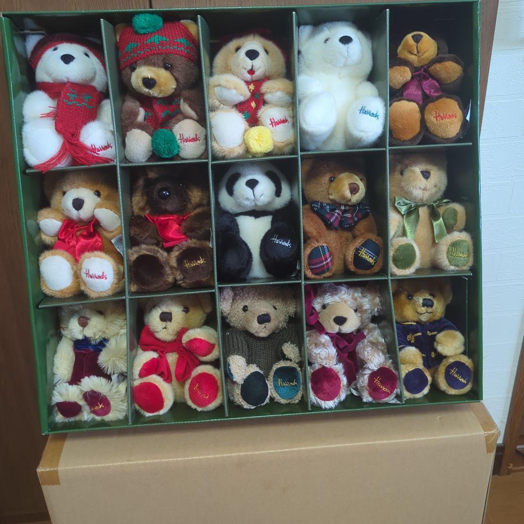 Harrods ミニチュアクリスマスベア 15体セット