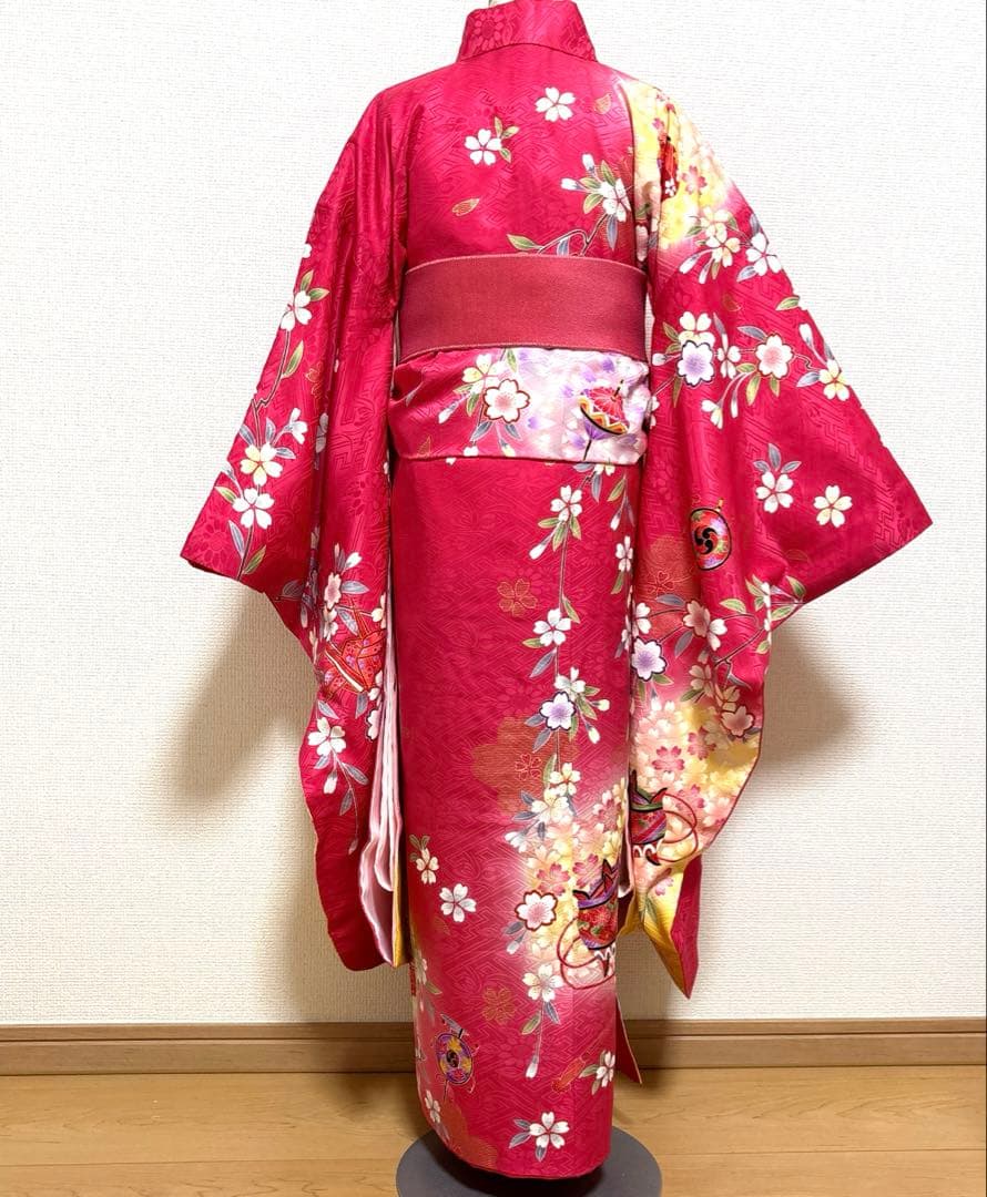 七五三　正絹　着物、長襦袢　7歳