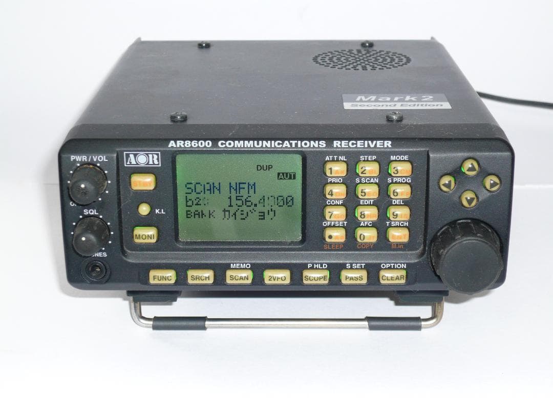 石*斎様 AOR AR-8600 Mark2 広帯域受信機