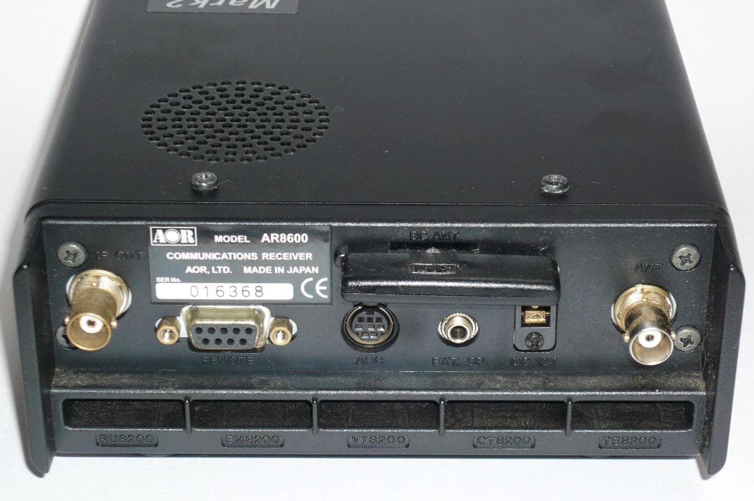 石*斎様 AOR AR-8600 Mark2 広帯域受信機