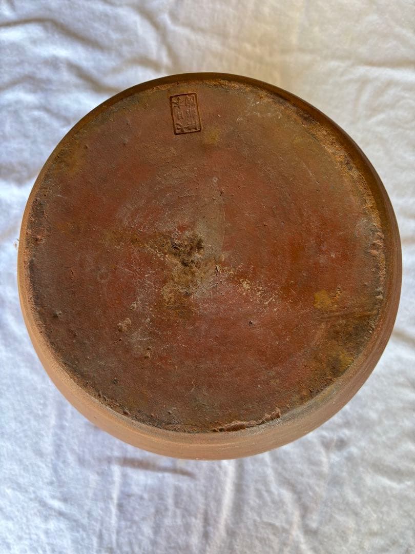 古備前焼　伊部陶苑　大壺　甕　鉢　アンティーク置物　骨董品