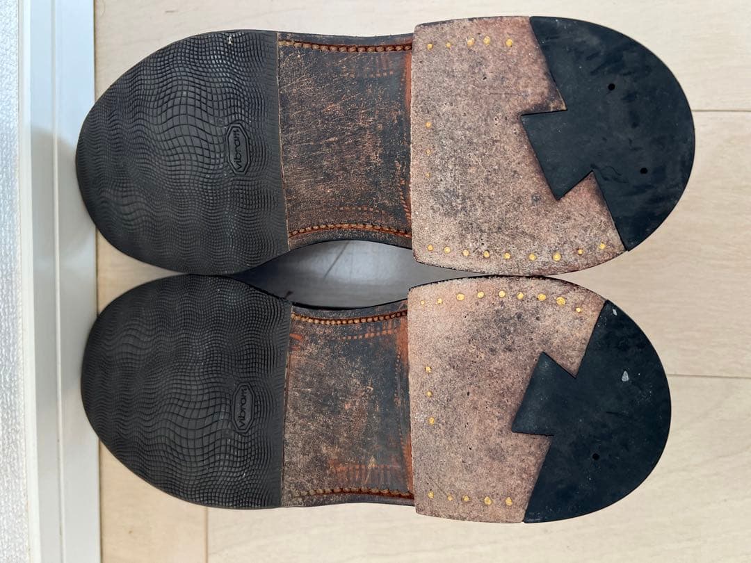 T*n様 Alden 990 プレーントゥ コードバン　バーガンディ 8D オー