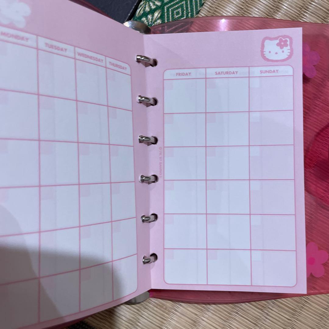 キティ希少　平成レトロ　バインダー　手帳　シール帳　ハローキティ　キティちゃん