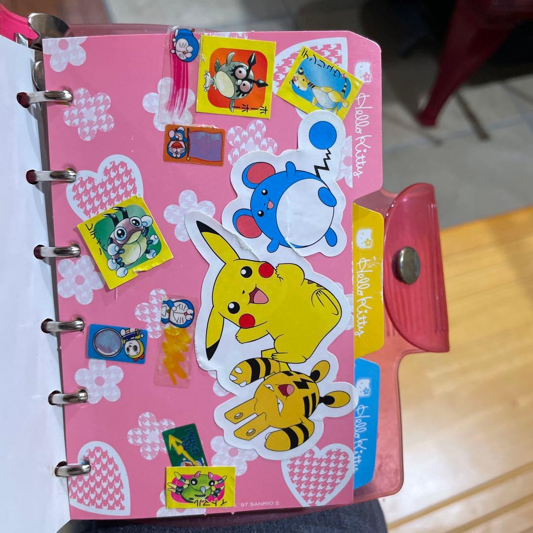 キティ希少　平成レトロ　バインダー　手帳　シール帳　ハローキティ　キティちゃん