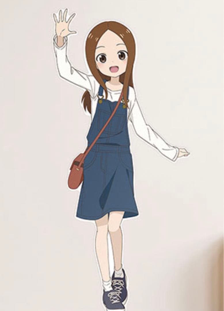 未開封 からかい上手の高木さん等身大ウォールステッカー 春