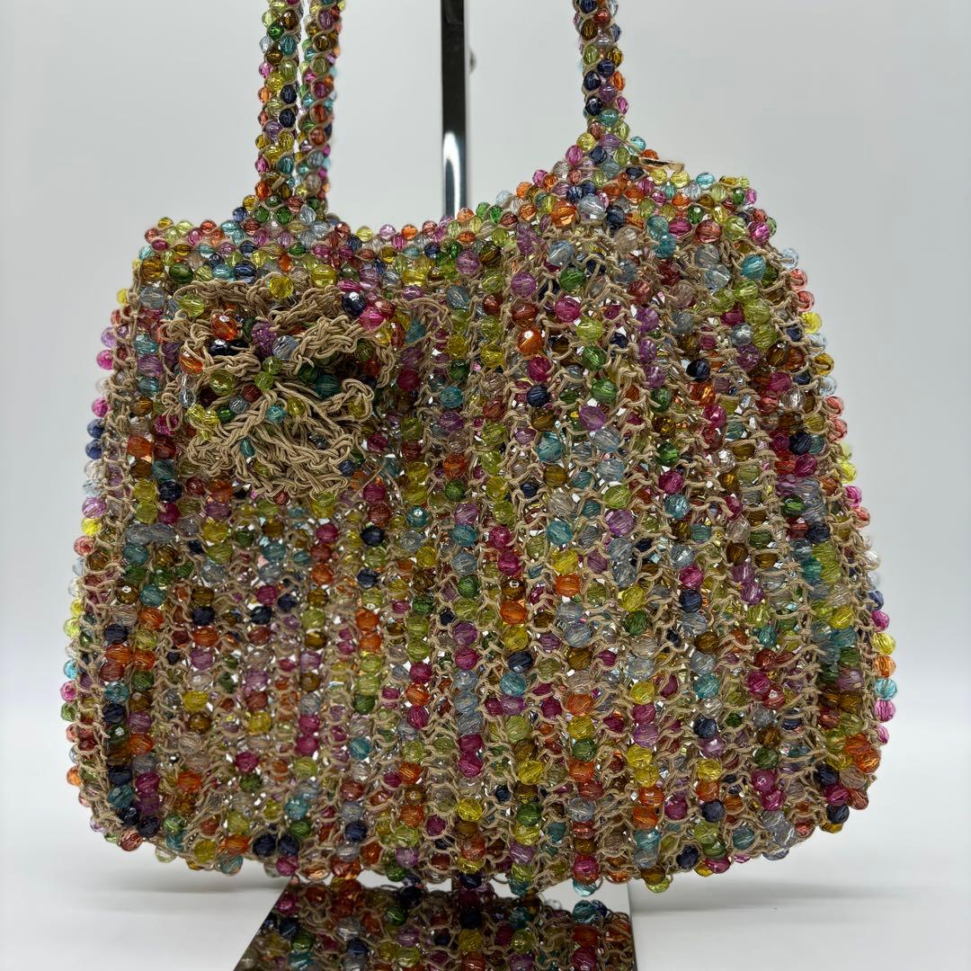 【希少・美品】ANTEPRIMA アンテプリマ ビーズ ハンドバッグ