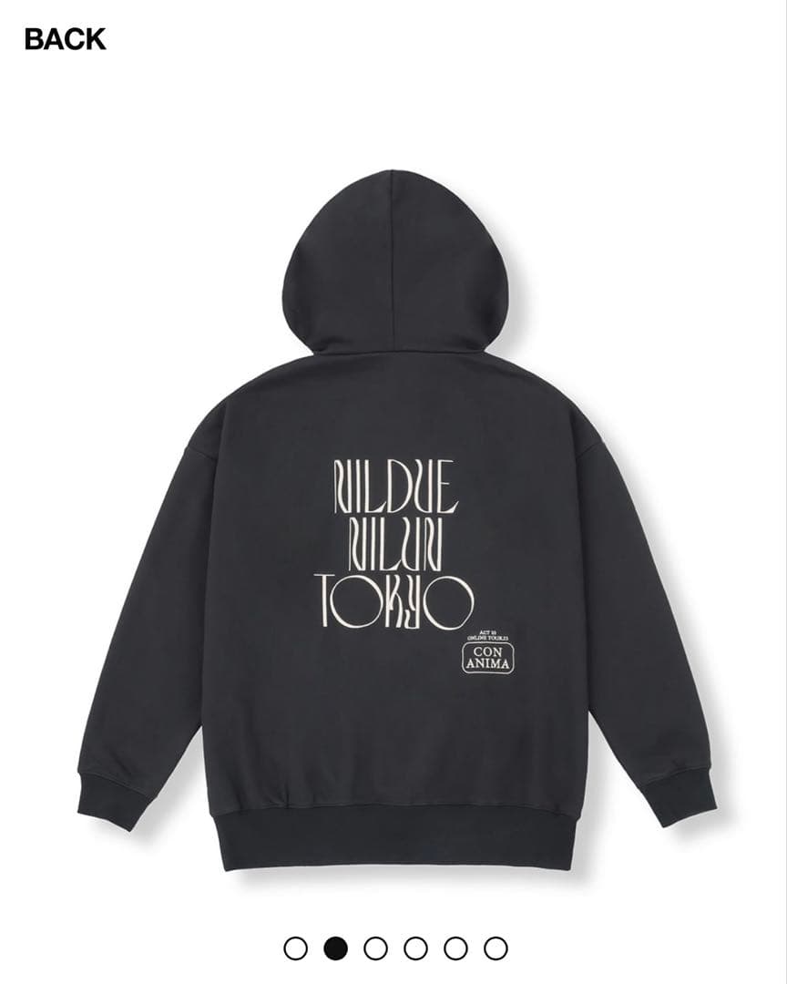 NIL DUE/NIL UN ACT10 エンブロイダリーハートフーディー