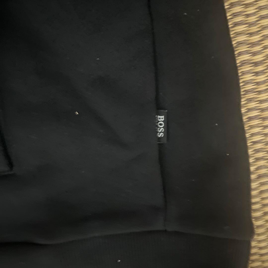 HUGO BOSS 裏起毛 サイドロゴ フルジップ パーカー セットアップ