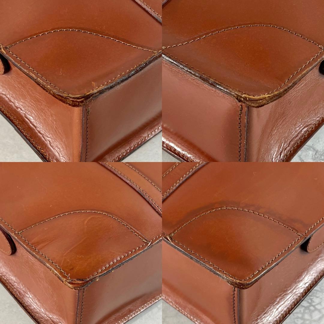 入手困難✨ ガンゾ ビジネスバッグ ブライドルレザー A4資料 ブラウン