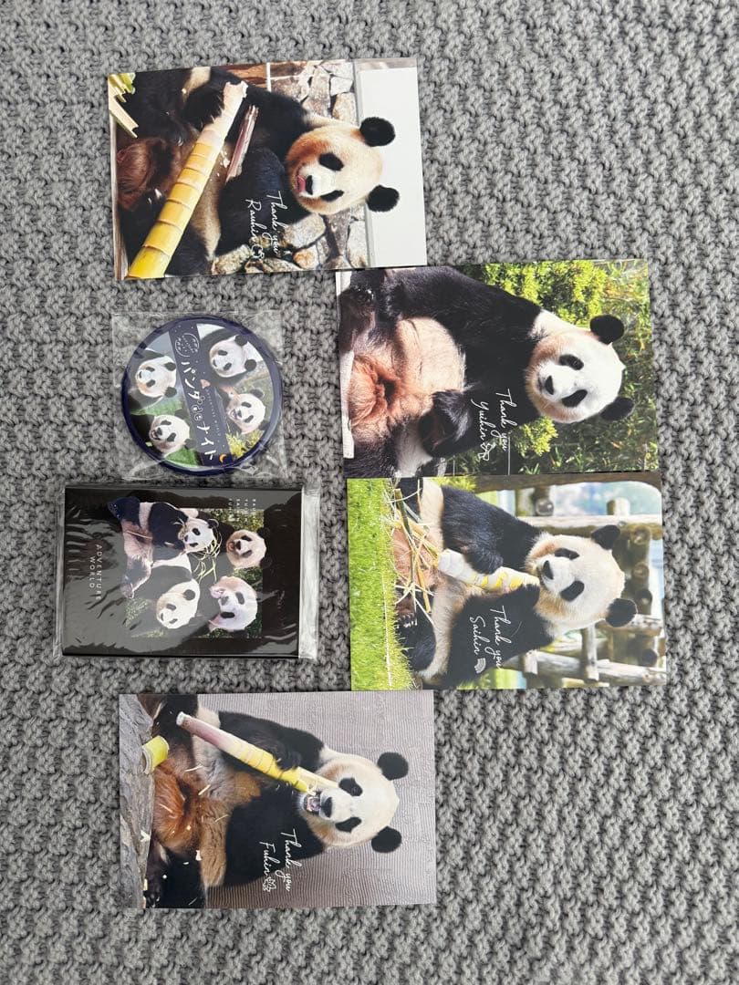 【非売品】パンダdeナイト ノベルティセット 缶バッジ　良浜　結浜　彩浜　楓浜