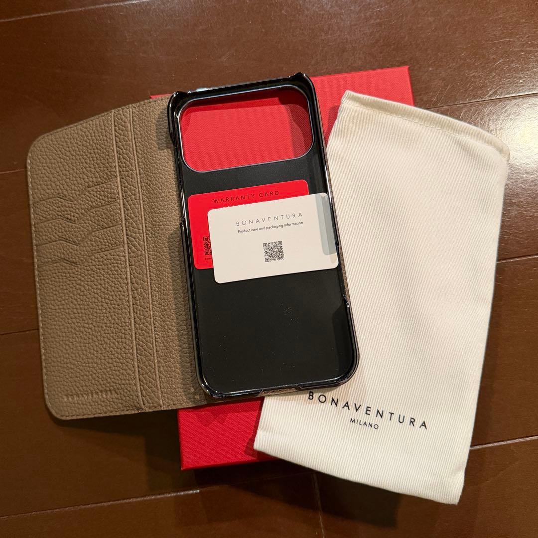 BONAVENTURA iPhone17Pro Max ダイアリーケース