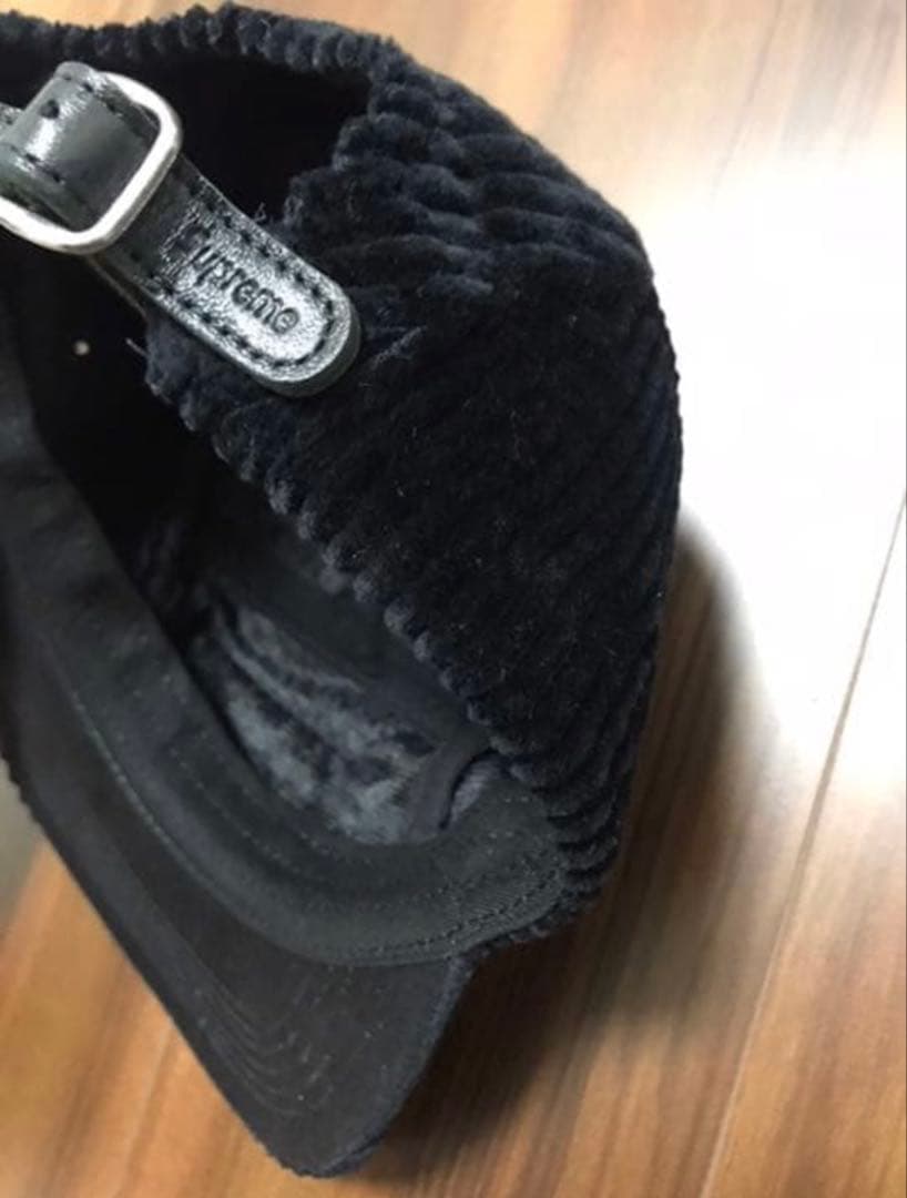 Supreme 20SS コーデュロイキャップ ブラック