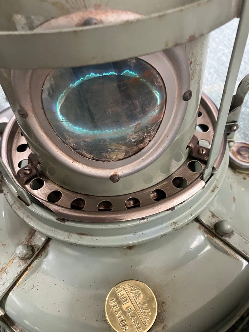 Aladdin アラジン ブルーフレーム 15型 ビンテージ2