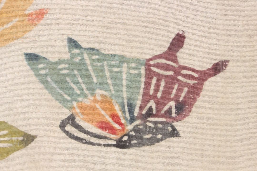 No5088 額装　染色画　花鳥　紅型　びんがた　琉球　伝統工芸　美術　送料無料