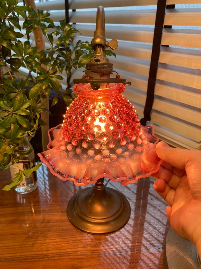 （ご予約）　フェントン　1940年　ランプシェード　オパールセント