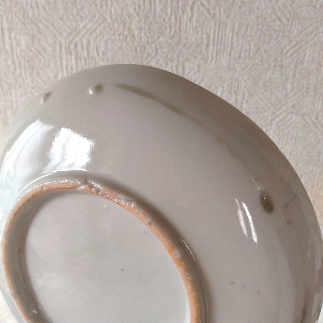 古伊万里明治印判芭蕉文平皿五客