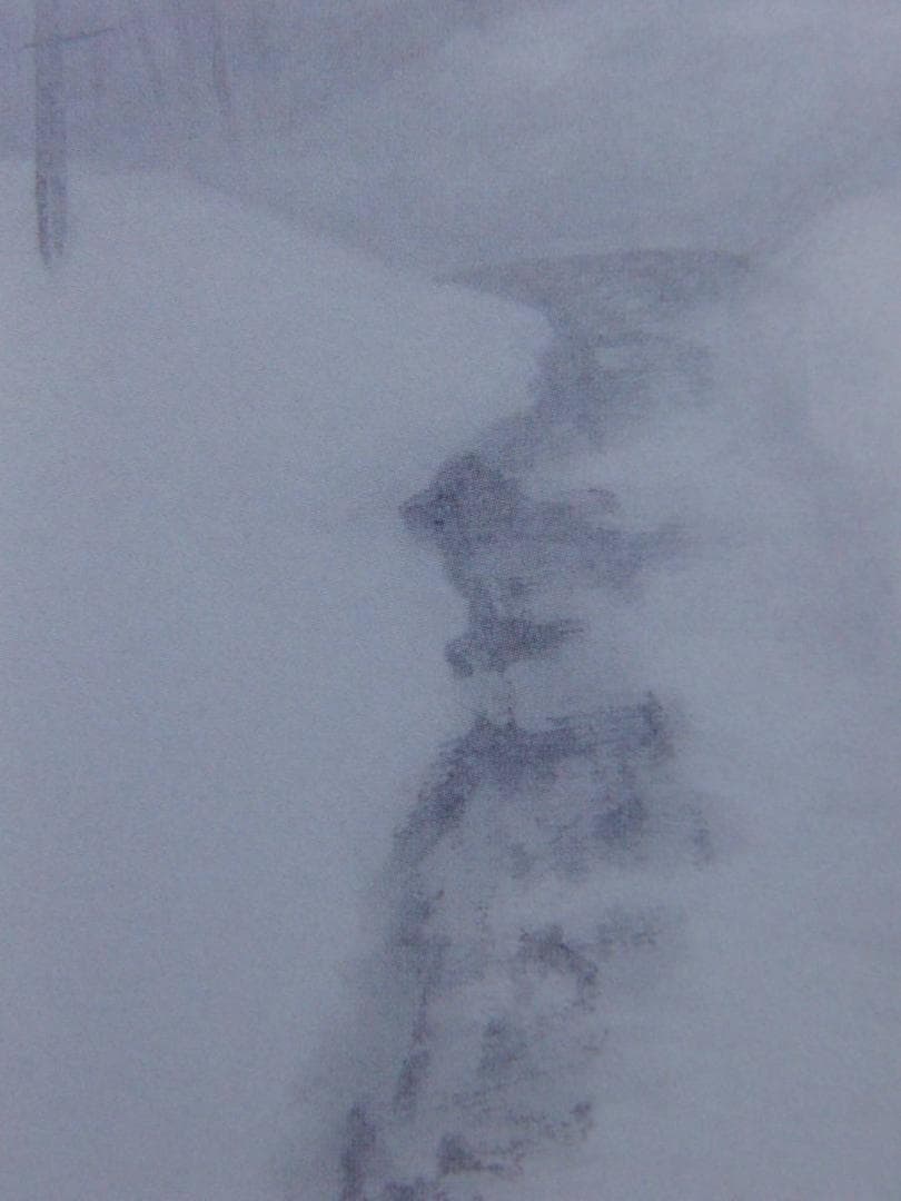 森本遙、【雪径】、希少な額装用画集より、新品額装付、状態良好