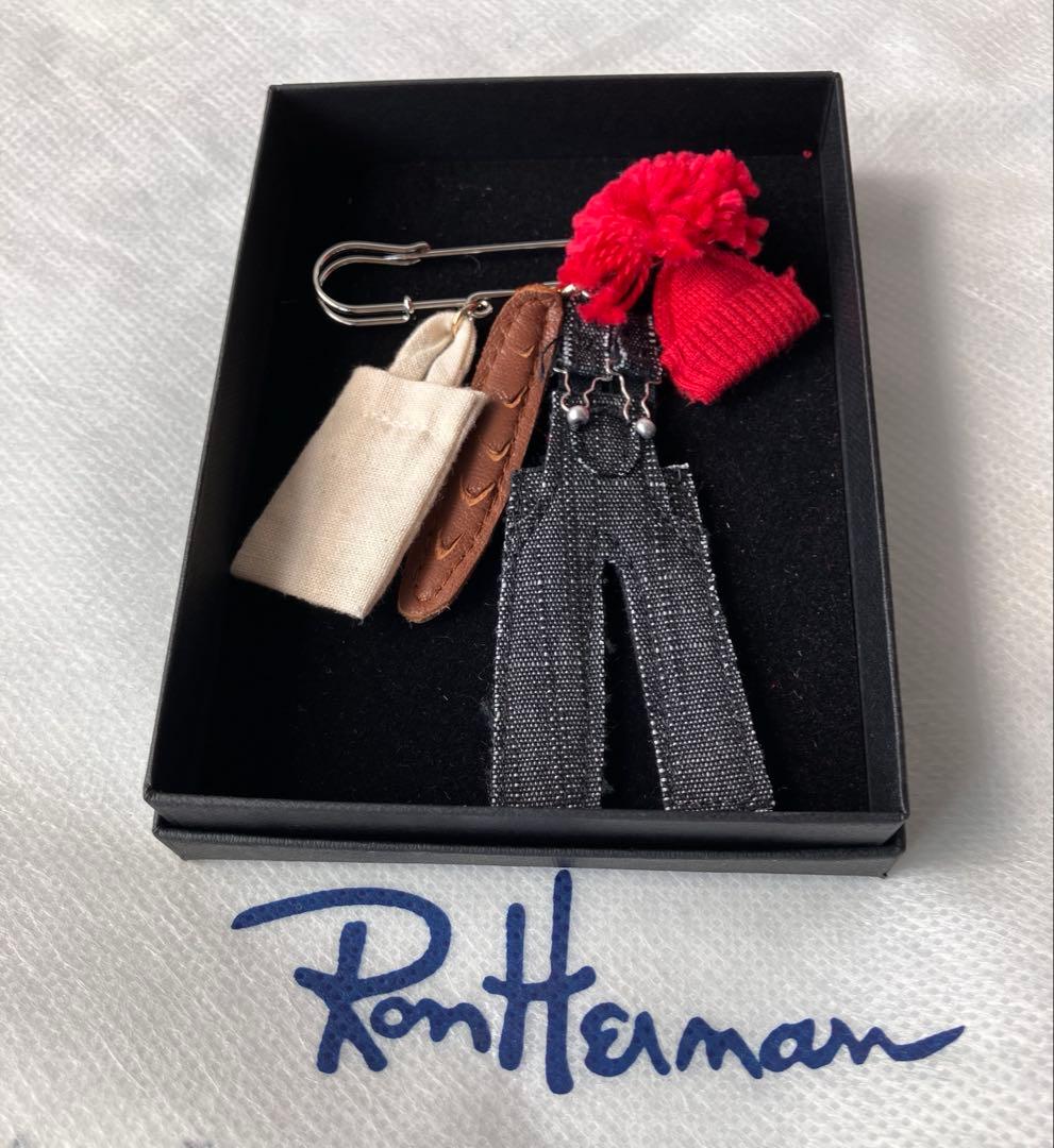 ロンハーマン アンヌ マリー ヘルケス　オーバーオール＆ビーニー ブローチ