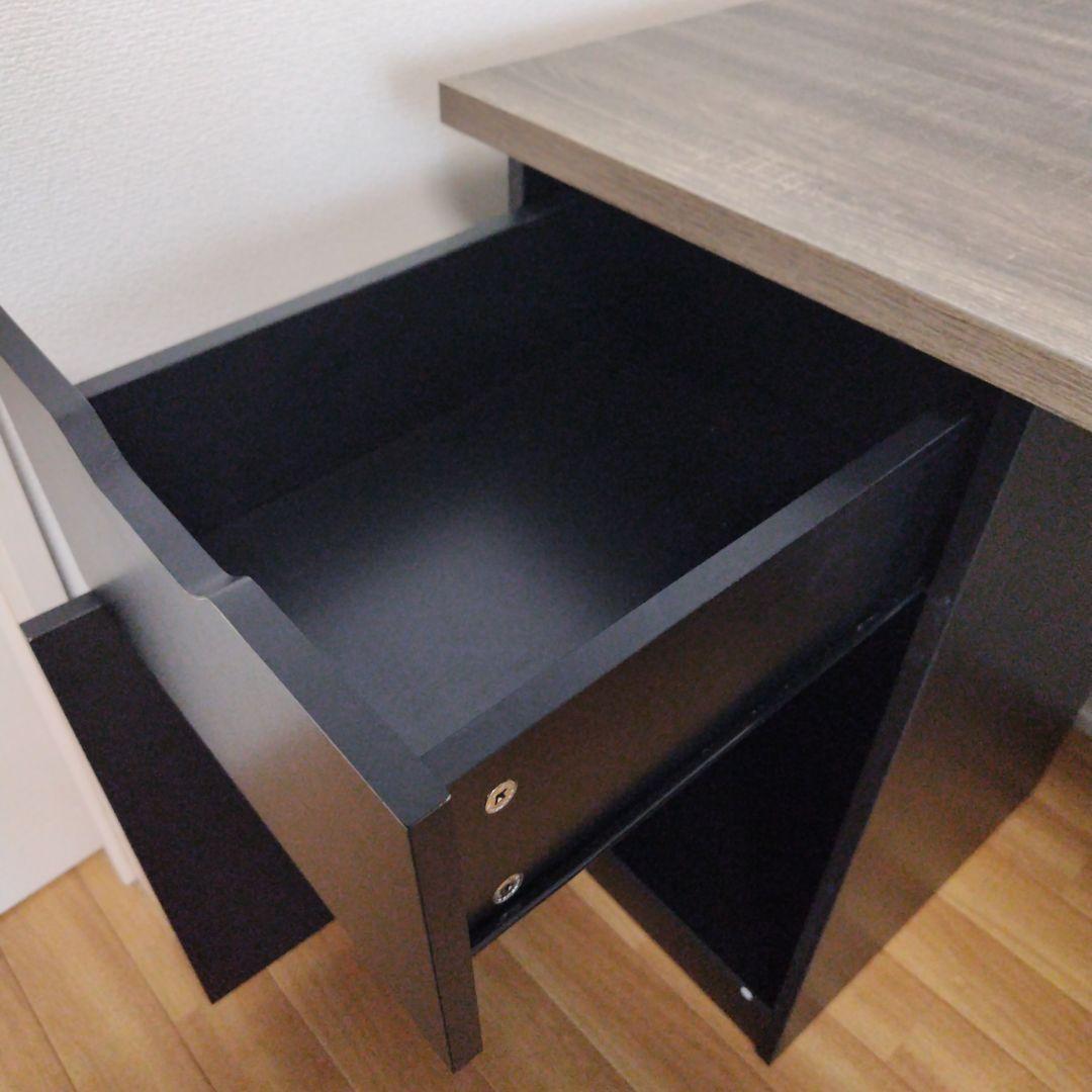 家具350パソコンデスク 引き出し付き【値下げ】