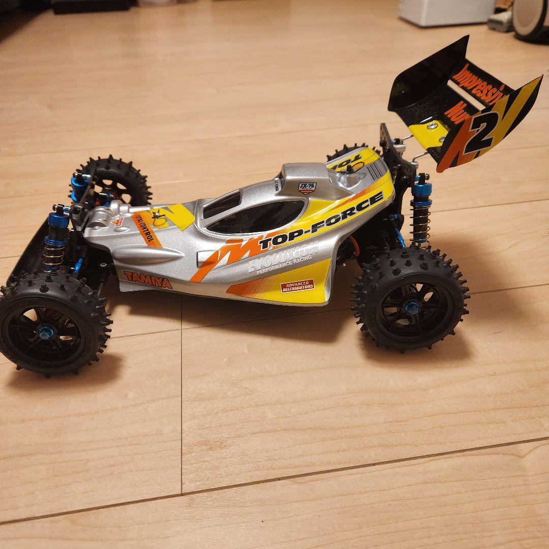 【美品】タミヤ トップフォース カスタム EVO仕様 ラメフレーク塗装