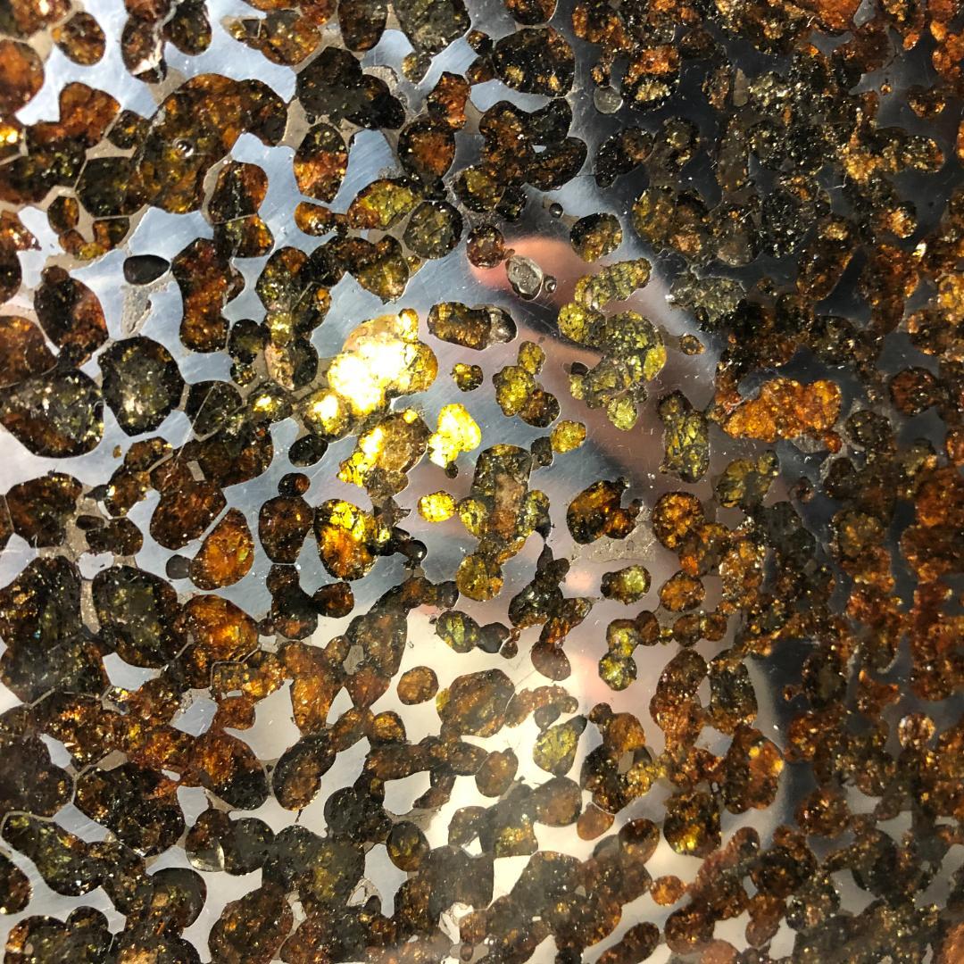 パラサイト隕石 隕石　石鉄隕石　セリコ隕石 美品　重さ約351ｇ