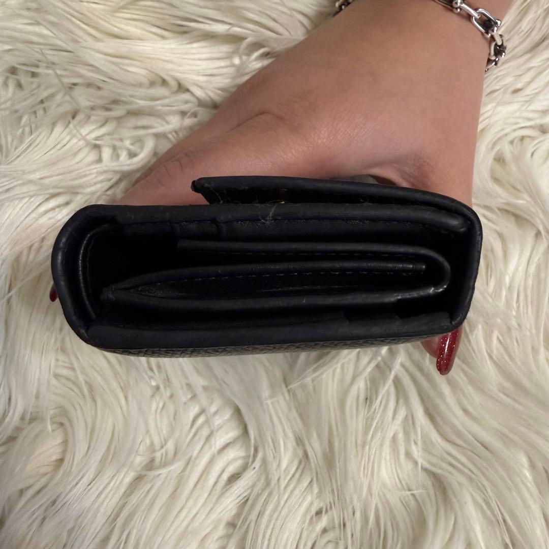 CELINE セリーヌ 三つ折り財布 スモールトリフォールド 黒 正規品 ミニ