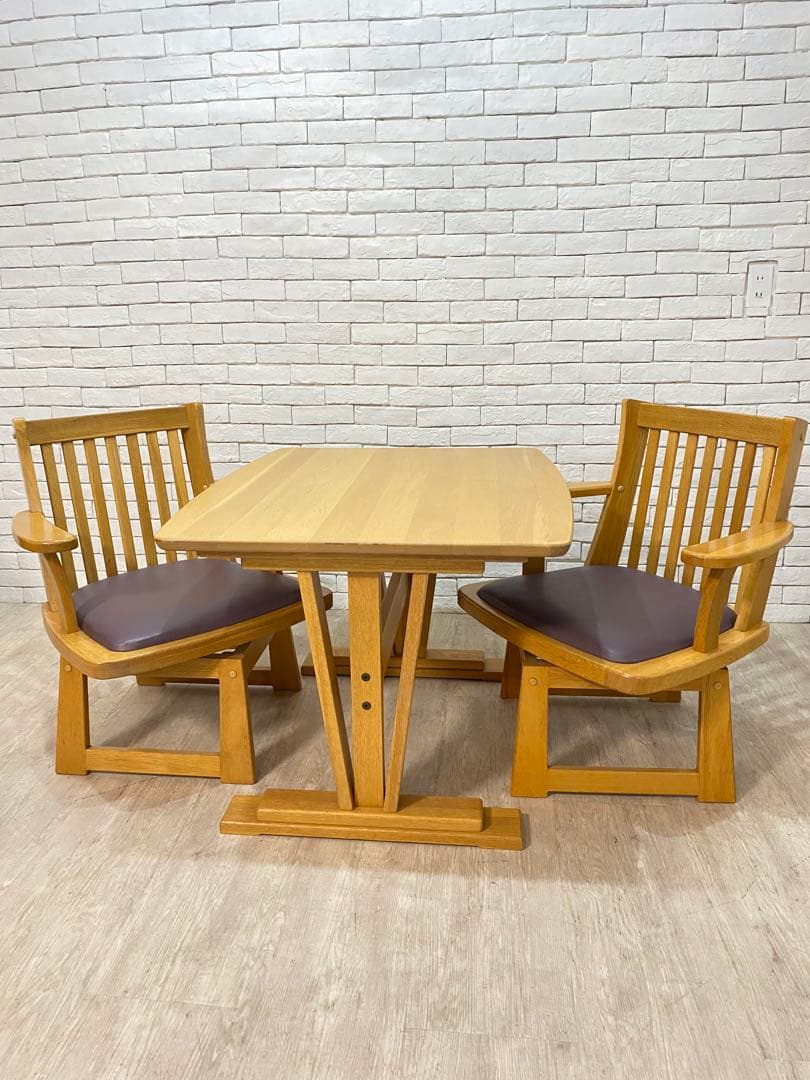 【東京都内23区配送無料】ダイニングテーブル　チェア　リビング　椅子　3点セット