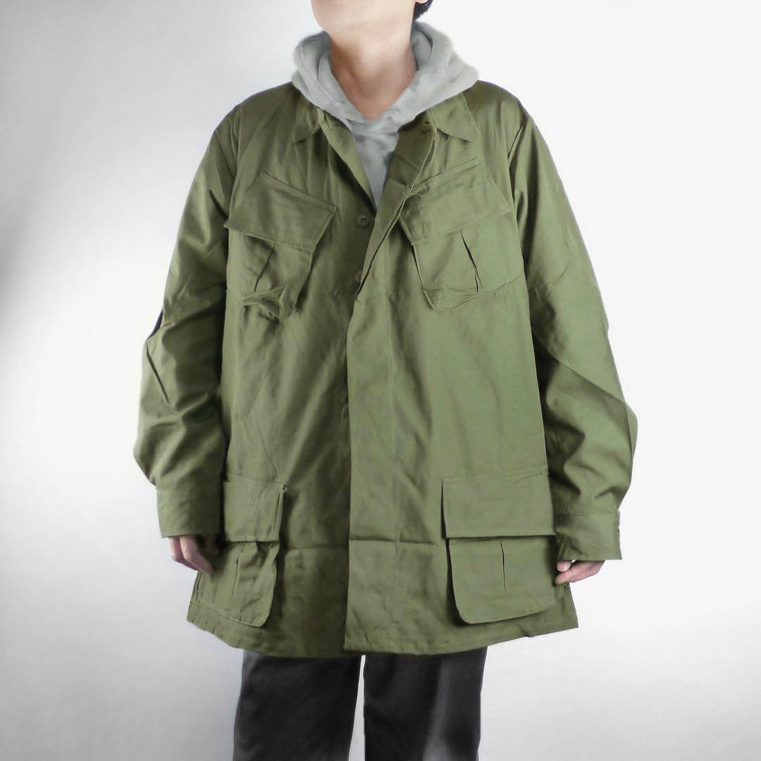 デッド70sビンテージ米軍ジャングルファティーグ ジャケット軍物ミリタリーコート