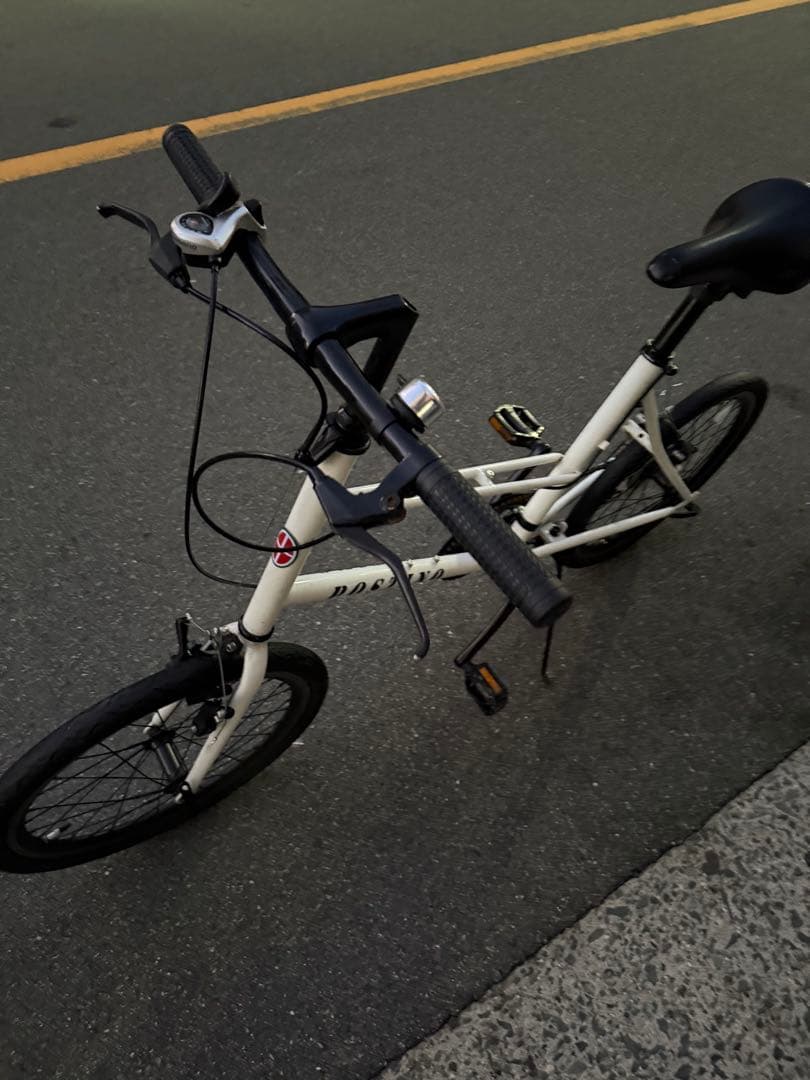 151 自転車 大阪市 【引取り限定】 20インチ 変速付き 美品 ミニベロ