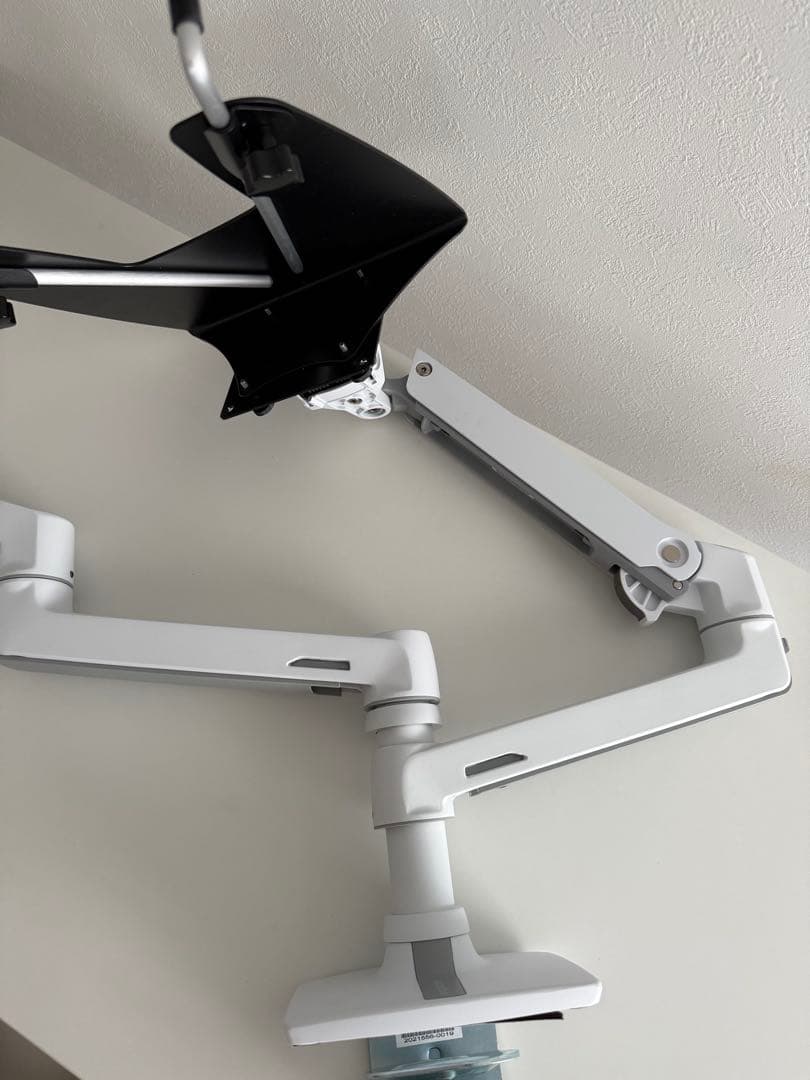 ERGOTRON LX デスク モニターアーム ホワイト ノートブックトレー