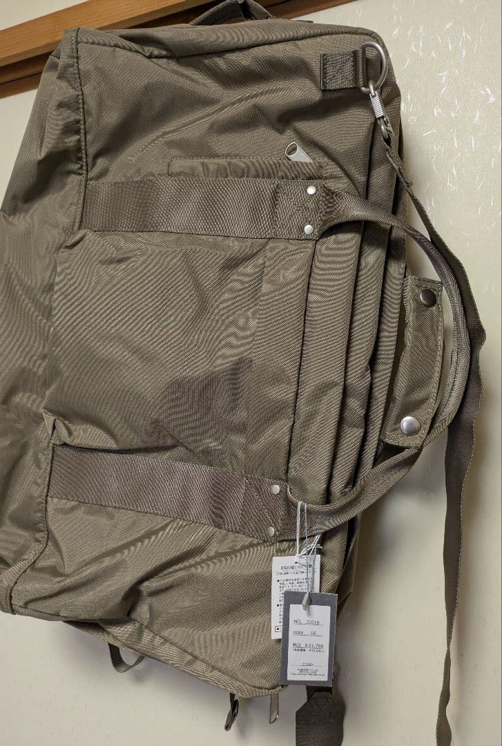 【新品・未使用】RECIPES 3way旅行バッグ