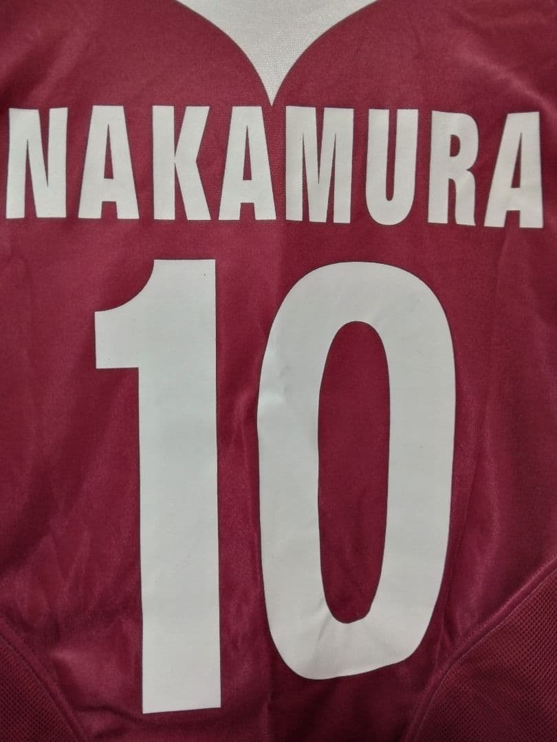 応援グッズ ASICS x Reggina 2004 Nakamura 10 Serie A