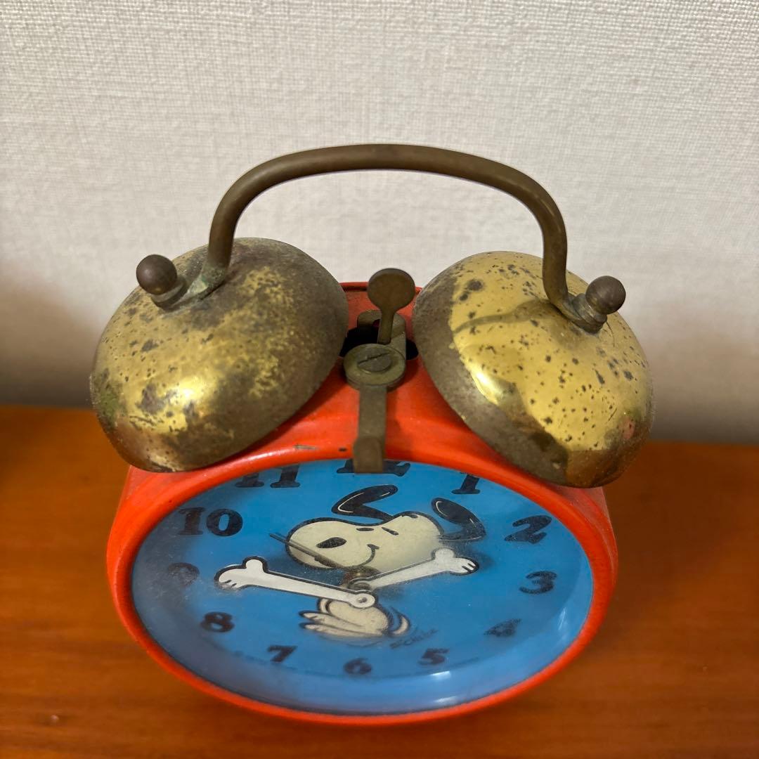 スヌーピー 時計　目覚まし　レア　ヴィンテージ　④