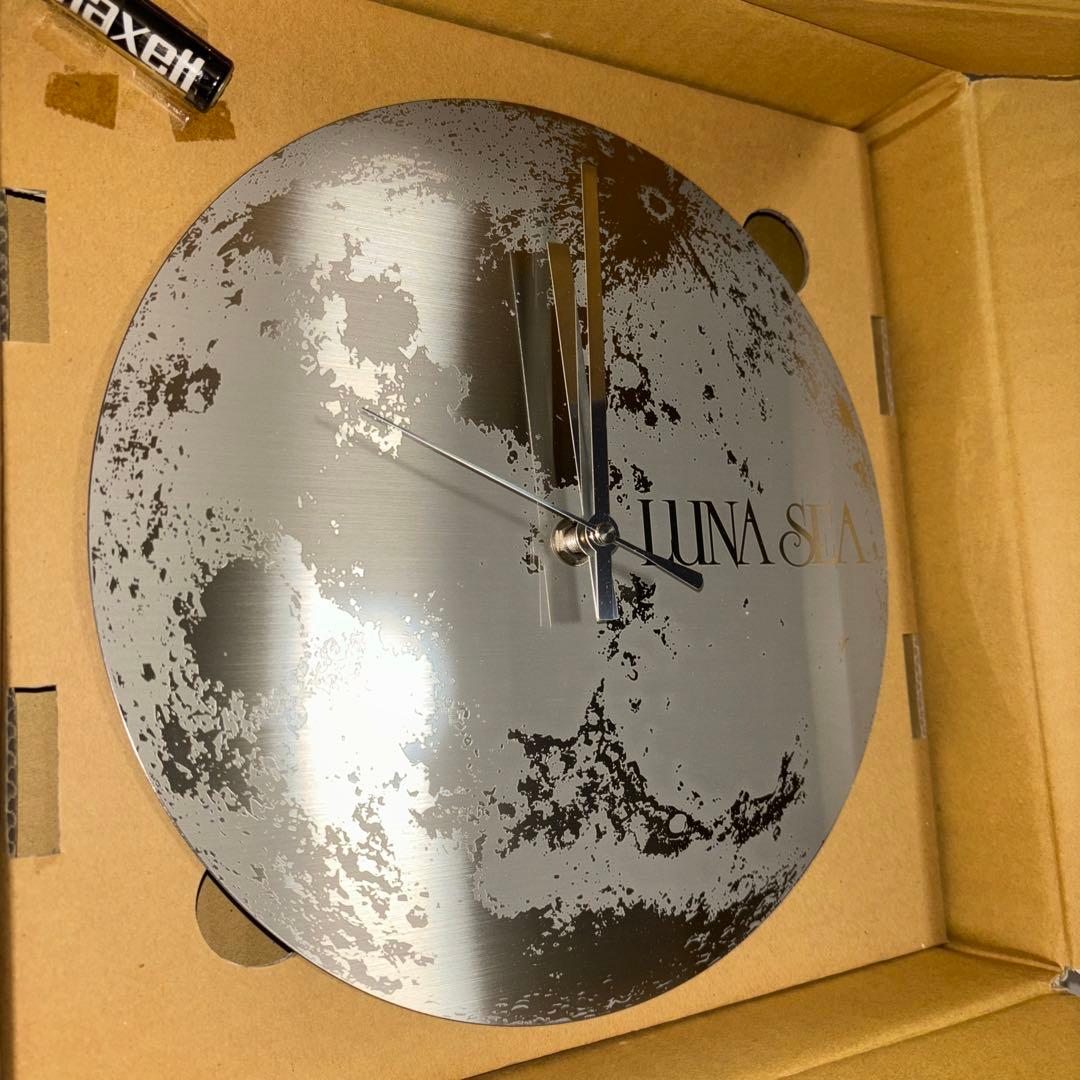 LUNA SEA 時計 レア 入手困難 ロゴ 月 掛け時計 インテリア ルナシー