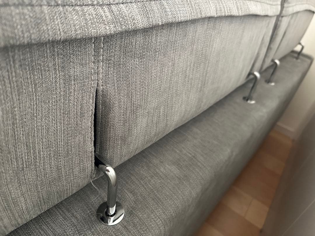 3人掛け布張りソファ（サザーラ GY）　ニトリ