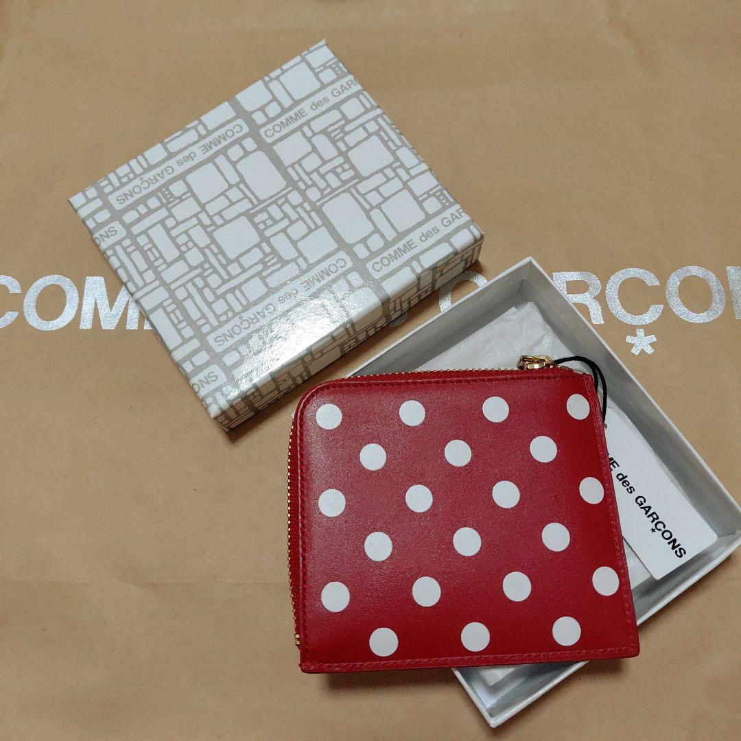 【COMME des GARÇONS】 ポルカドット ケース ウォレット