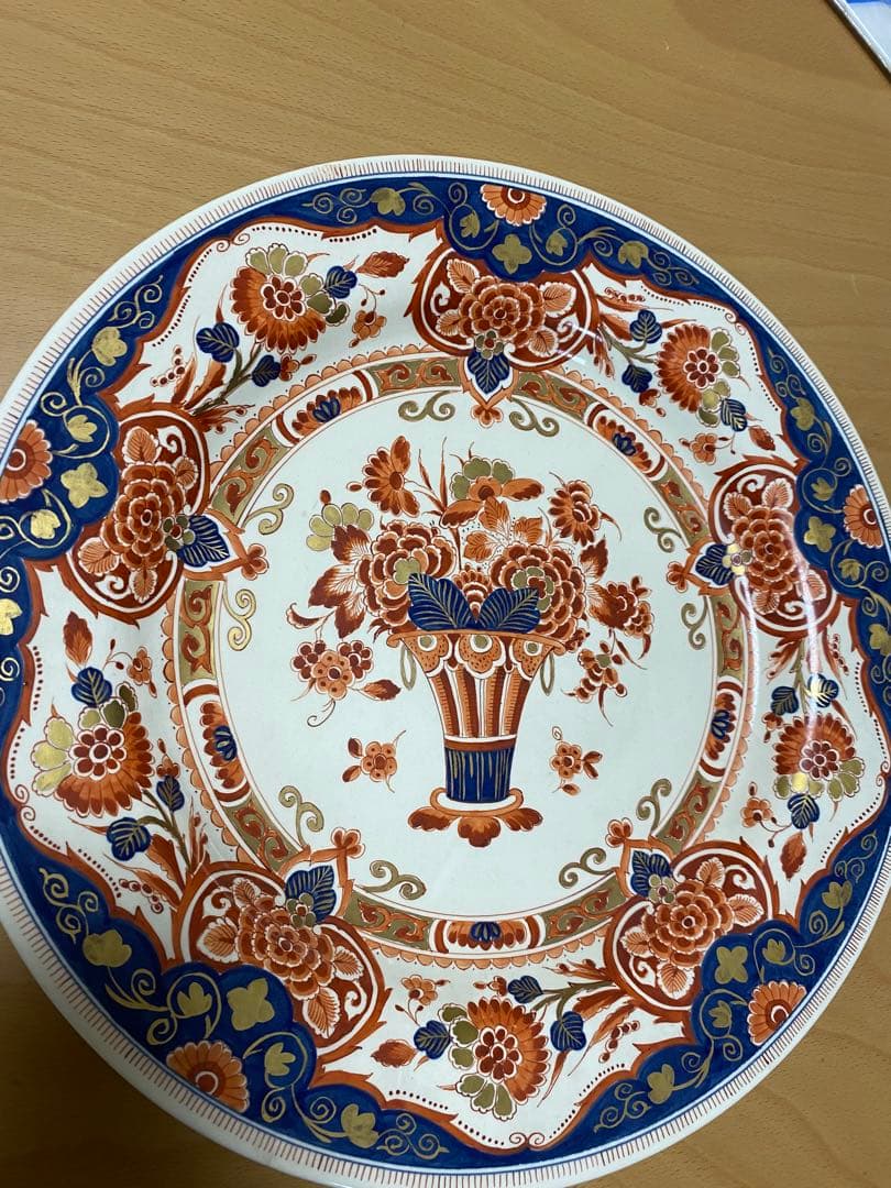 ロイヤルデルフト1976年　アンティーク大皿