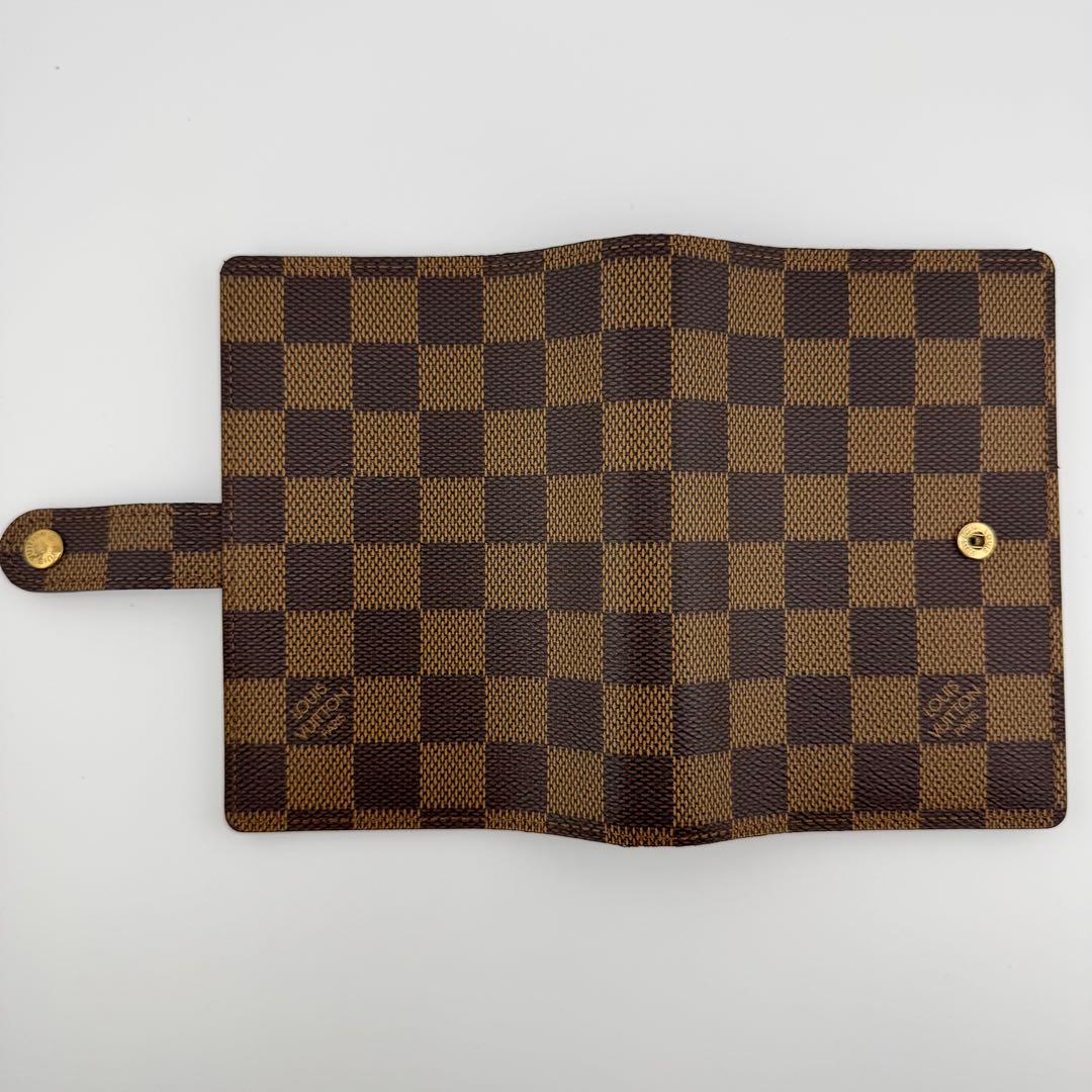 【極美品】ルイヴィトン アジェンダPM ダミエ・エベヌ 6穴式 手帳カバー