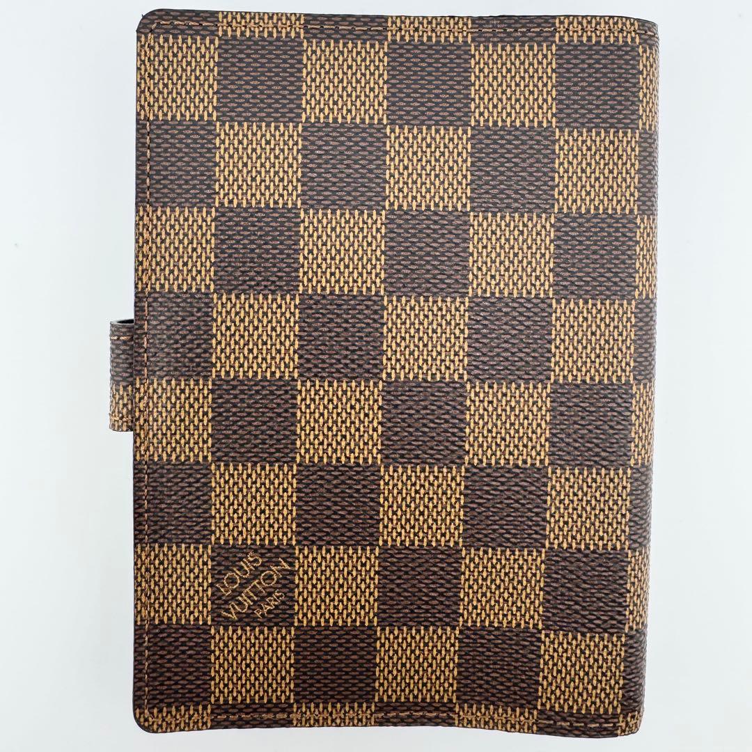 【極美品】ルイヴィトン アジェンダPM ダミエ・エベヌ 6穴式 手帳カバー