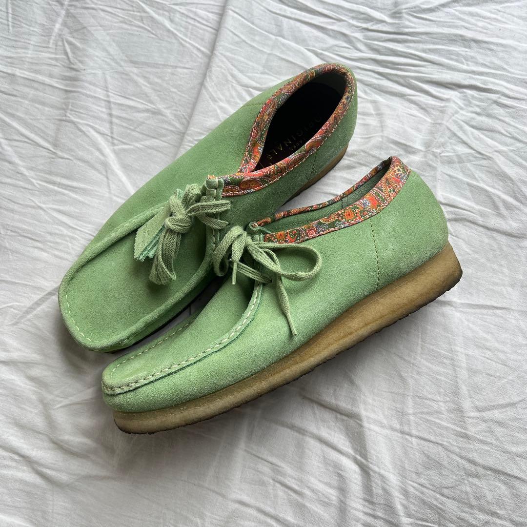 靴 Clarks Originals Wallabee Stussy