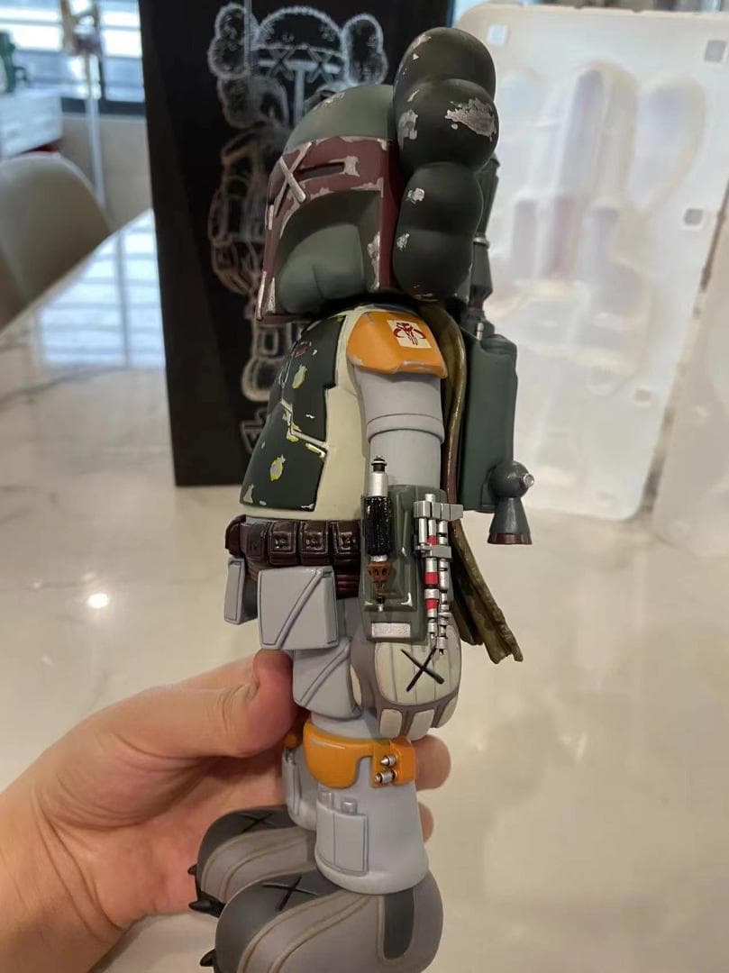 KAWS ×STARWARS×MEDICOMTOY Boba Fett カーキ