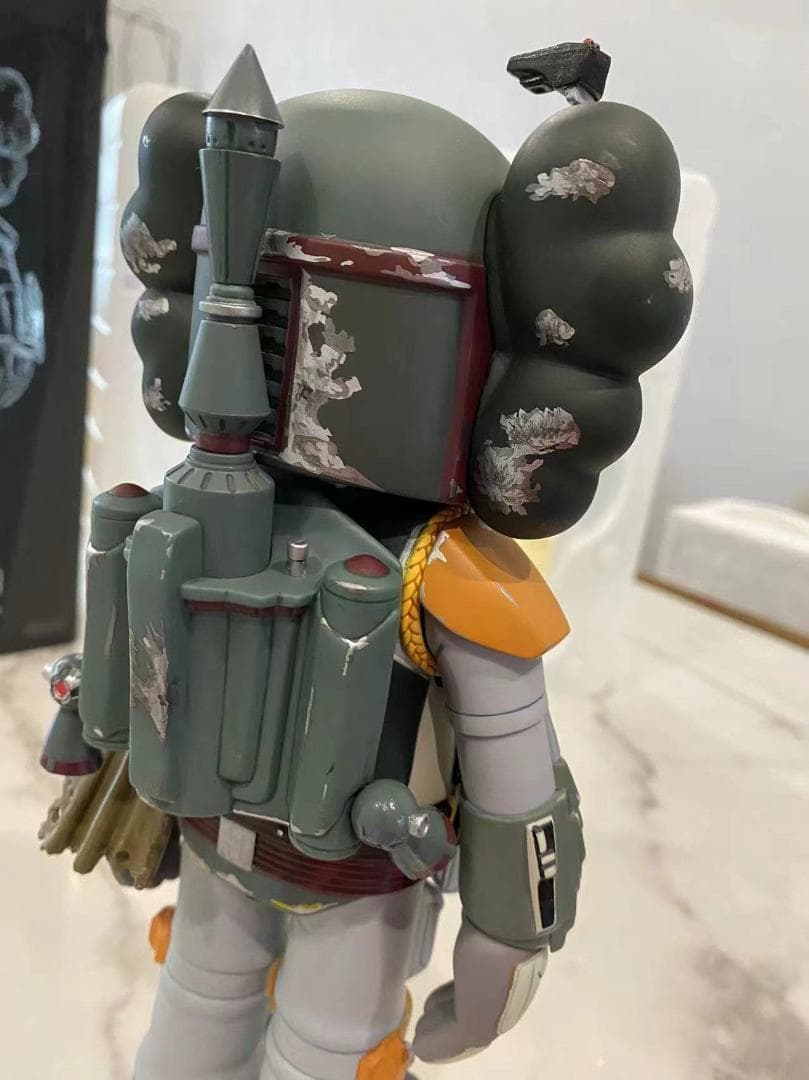 KAWS ×STARWARS×MEDICOMTOY Boba Fett カーキ