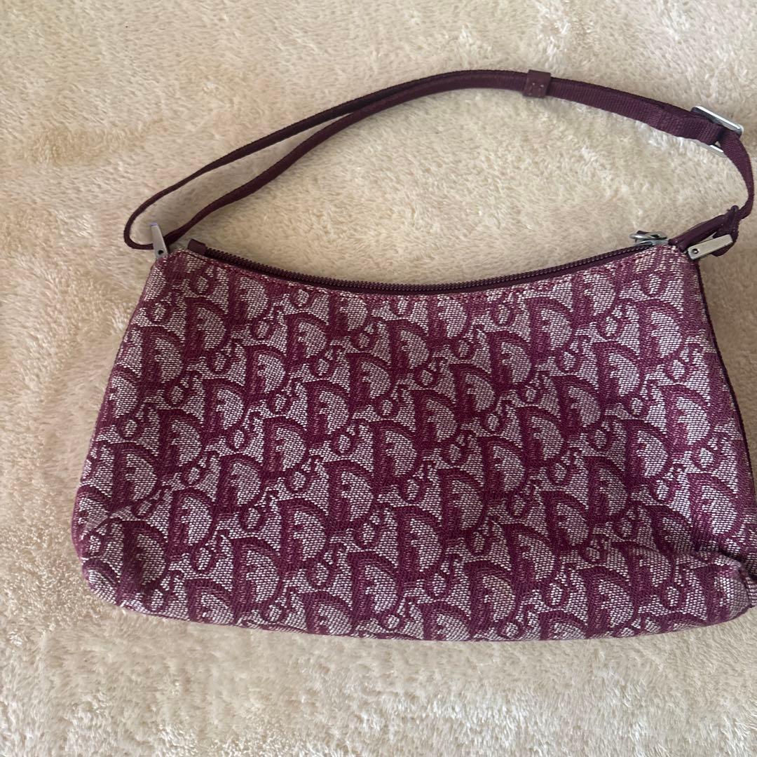 Christian Dior ショルダーバッグ パープル
