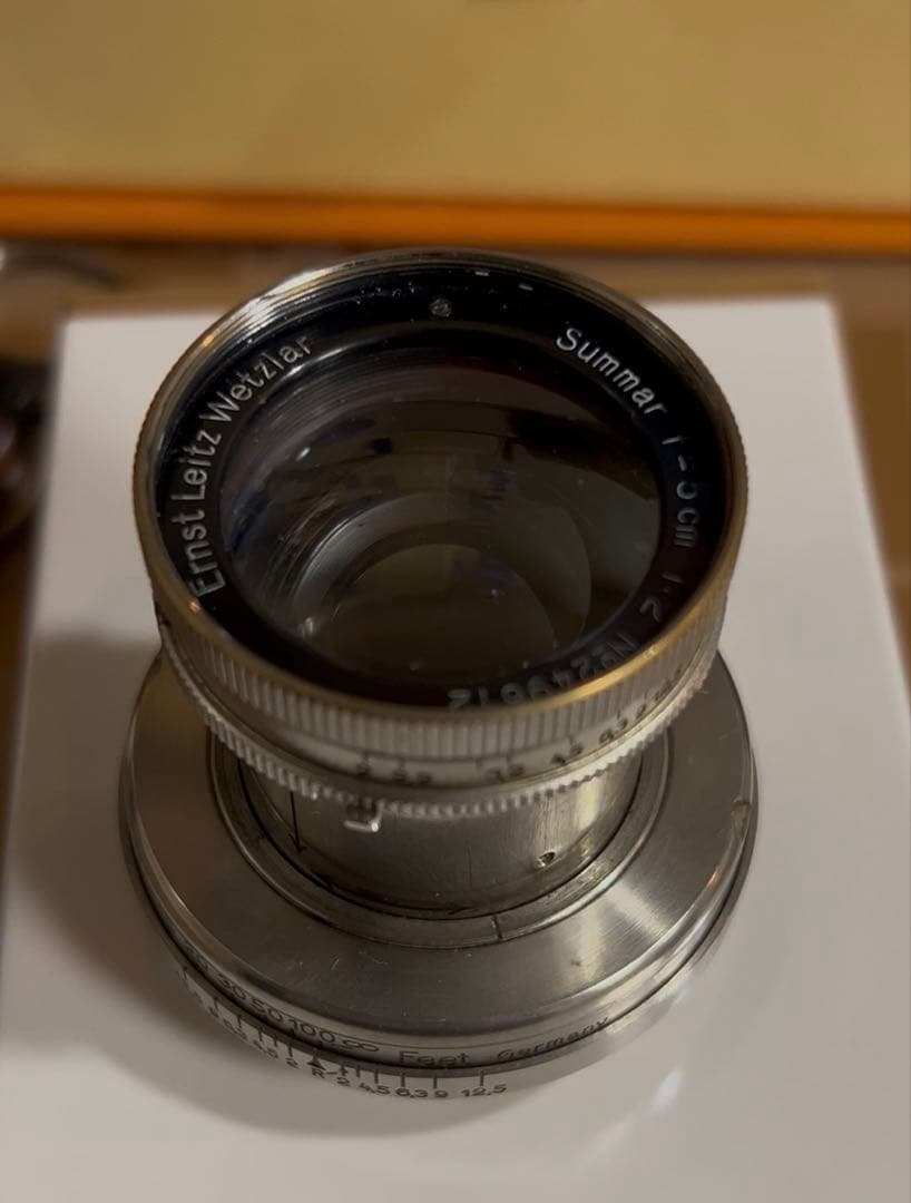 山崎ニッケルズマールLeica ライカ Summar 5cm F2